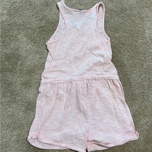 GAP Pink and White Striped Kids Romper EUC - Picture 2 of 4